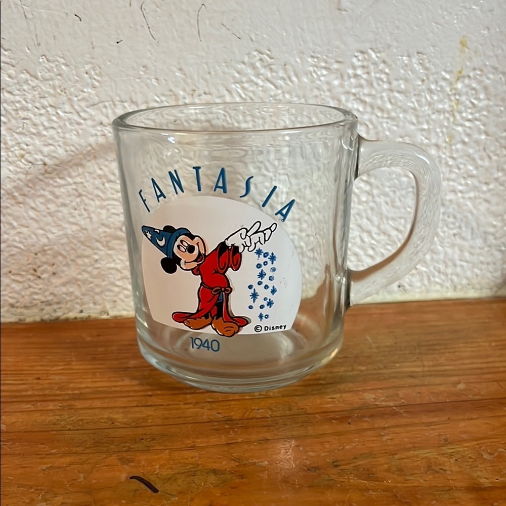 Disney Fantasia 1940 Glass Mug